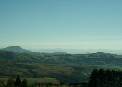 View down the valley